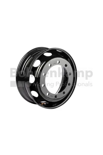 Fælg 7.50 x 22.5, ALV, Sort RAL9005, blank